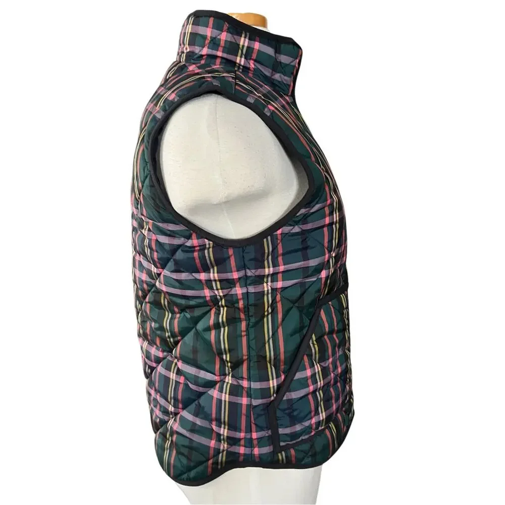 J.Crew Excursion vest in J.Crew Signature Tartan Size Small